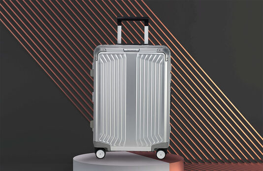 Aluminium suitcases