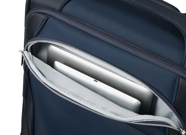 Front pocket with laptop compartment