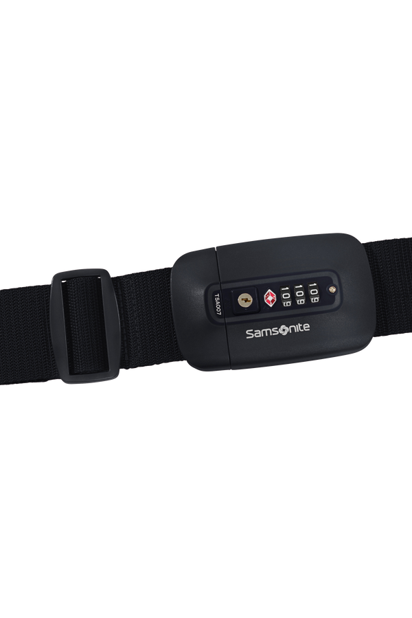 Samsonite Ta Revolution Luggage Strap/TSA Lock  Black
