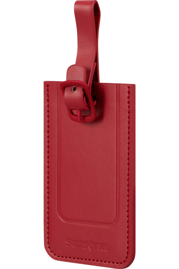 Samsonite Ta Revolution Rectangle Luggage Tag x2  Red