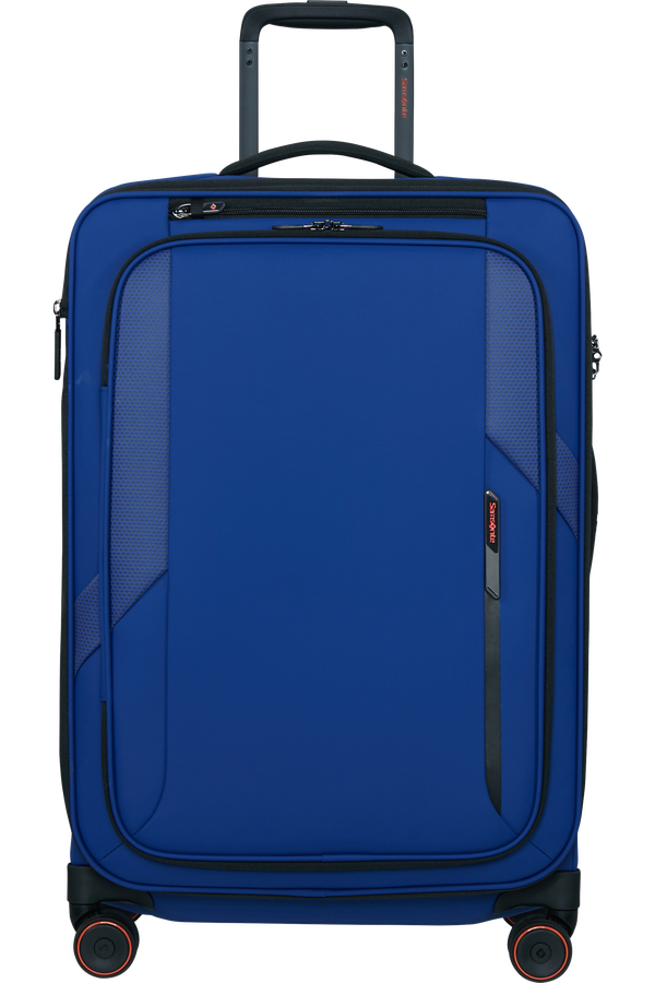 Samsonite Glazed Spinner Expandable 67cm  Electric Blue