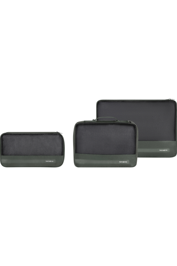 Samsonite Ta Revolution Set of 3 Packing Cubes  Green