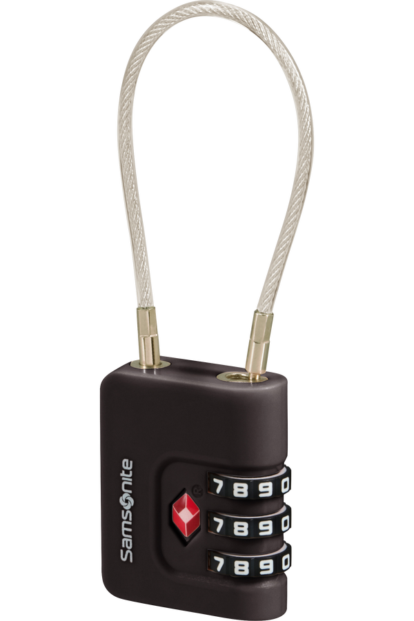 Samsonite Ta Revolution Cablelock 3 dial TSA  Black