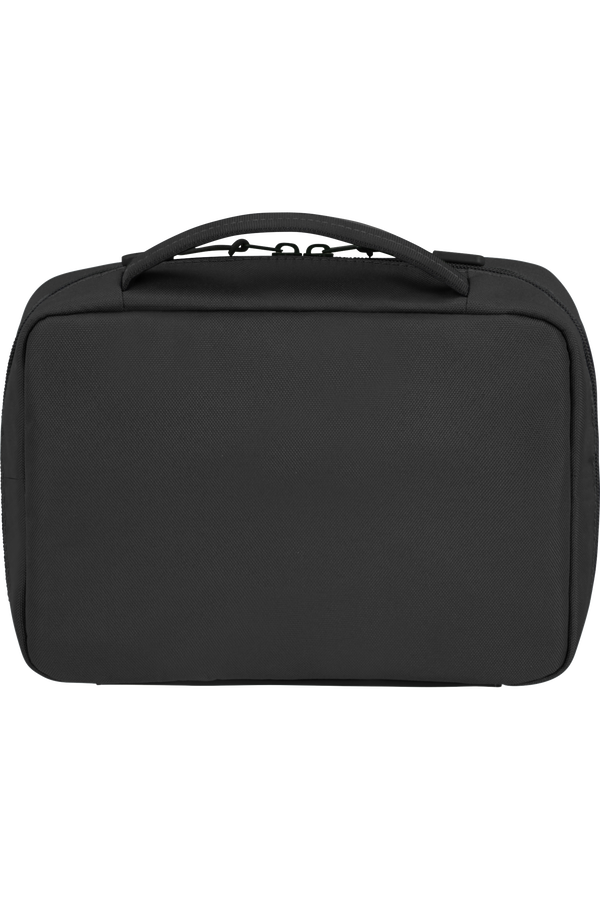 Samsonite Stackd Toilet Kit Hannging Toilet Kit  Black