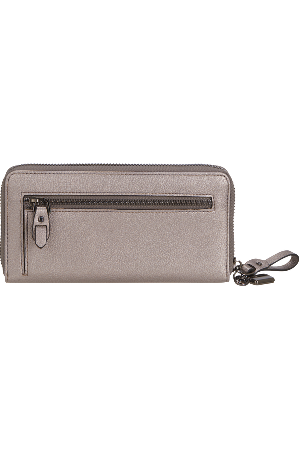 Samsonite Karissa 2.0 Slg 419 - L ZIP AROUND PU L  Silver