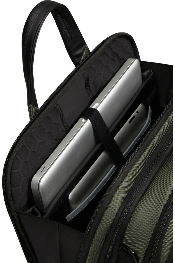 Samsonite Pro-Dlx 6 Bailhandle Expandable 15.6'  Green