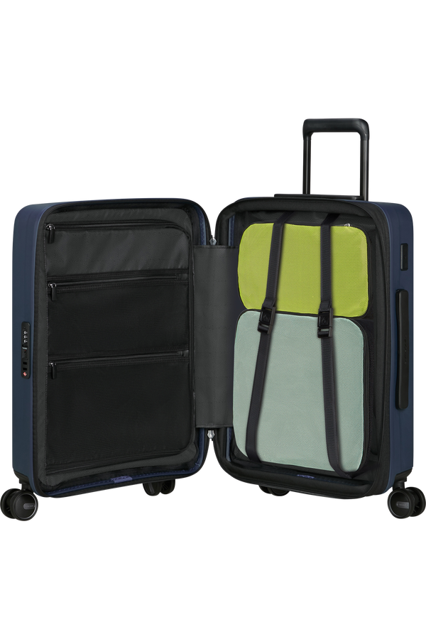 Samsonite Restackd Spinner Expandable Easy Access 55cm  Midnight