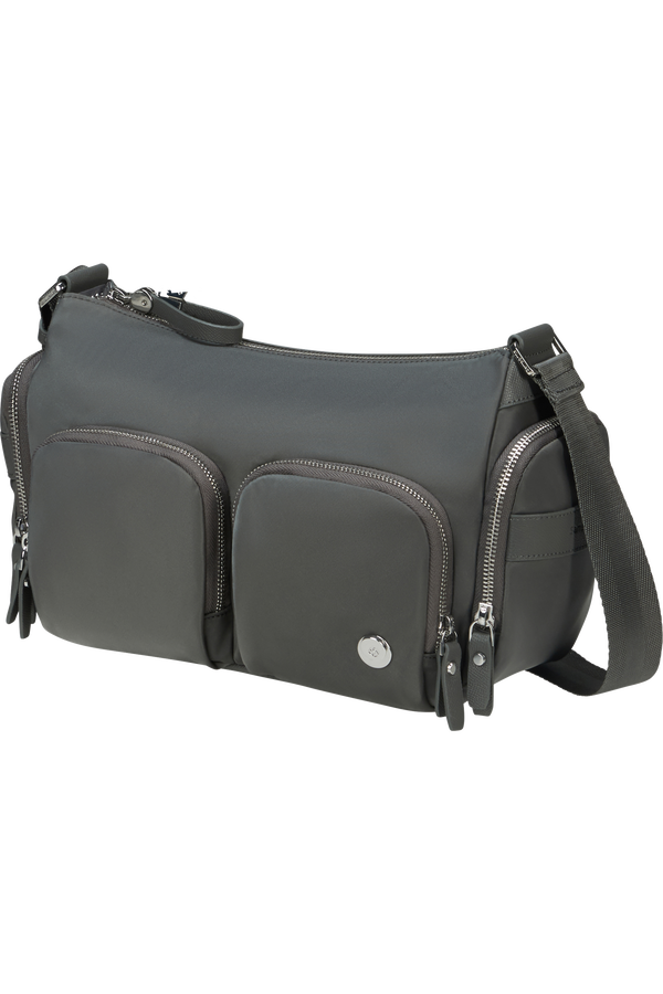 Samsonite Karissa Evo Shoulder Bag Multi Pkt  Gunmetal Green