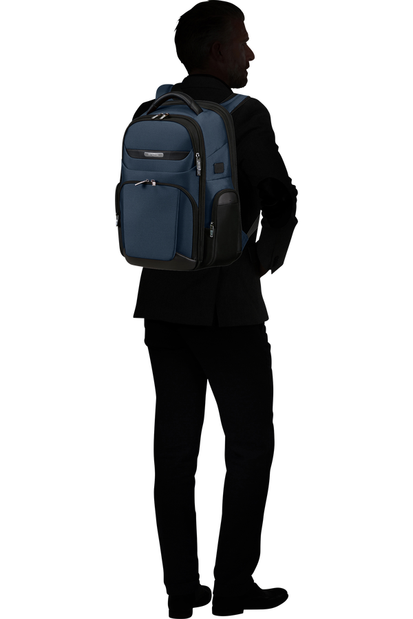 Samsonite Pro-Dlx 6 Backpack 3 Volume Expandable 15.6'  Blue