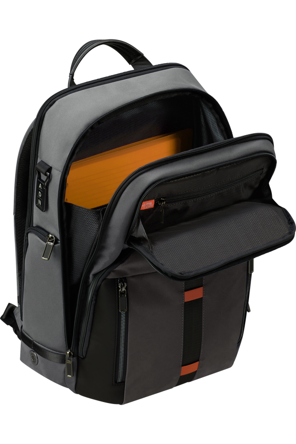 Samsonite Urban-Eye Laptop Backpack 15.6'  Grey/Cognac