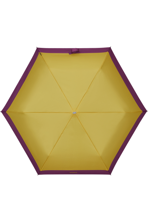 Samsonite Alu Drop S 3 Sect. Manual Flat  Yellow/Purple