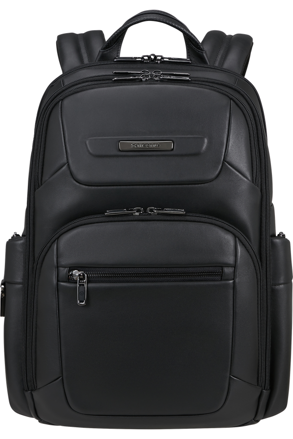Samsonite Pro-Dlx 6 Leather Backpack 15.6'  Black