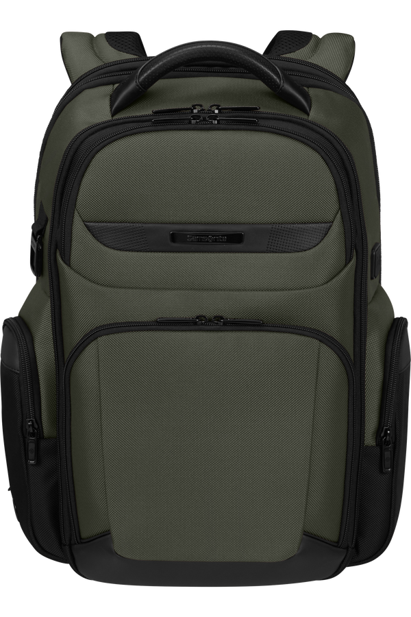 Samsonite Pro-Dlx 6 Backpack 3 Volume Expandable 15.6'  Green