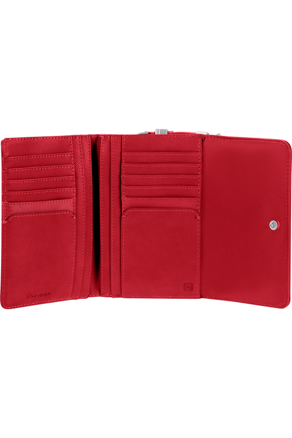 Samsonite Karissa Slg Wallet 12CC+ZIP EXT M  Formula Red