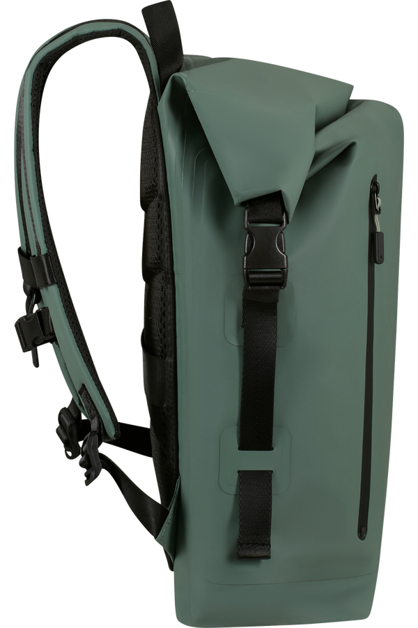 Samsonite Coatify Biz IPX4 Rolltop Backpack 15.6'  Green