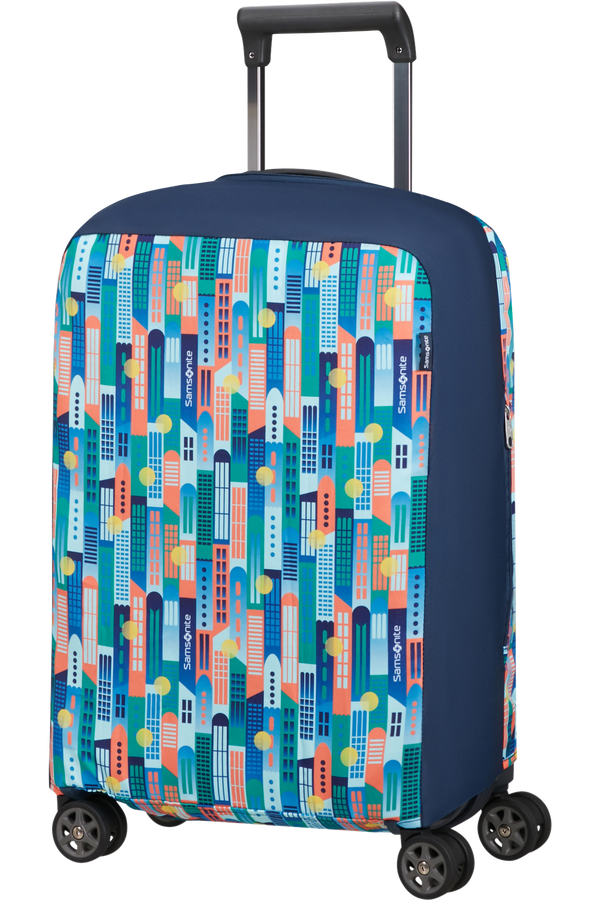 Samsonite Ta Revolution Foldable Luggage Cover S  City Print