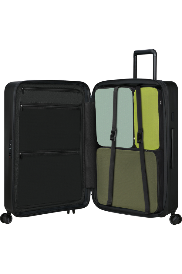 Samsonite Restackd Spinner Expandable 75cm  Black