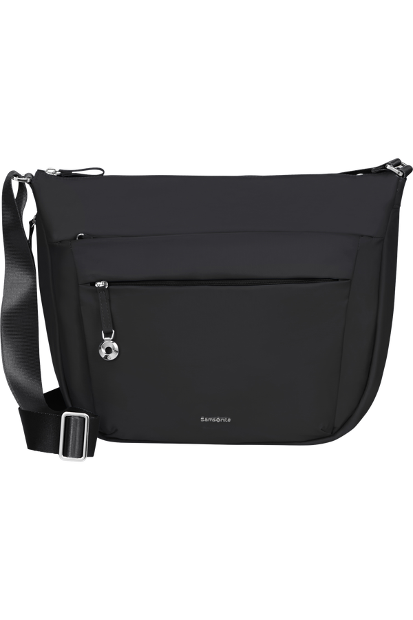 Samsonite Move 5.0 Hobo Bag Round Expandable M  Black