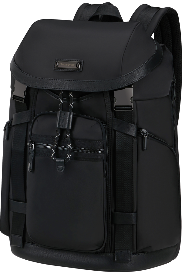 Samsonite Relyon Backpack M 15.6'' with flap  Black