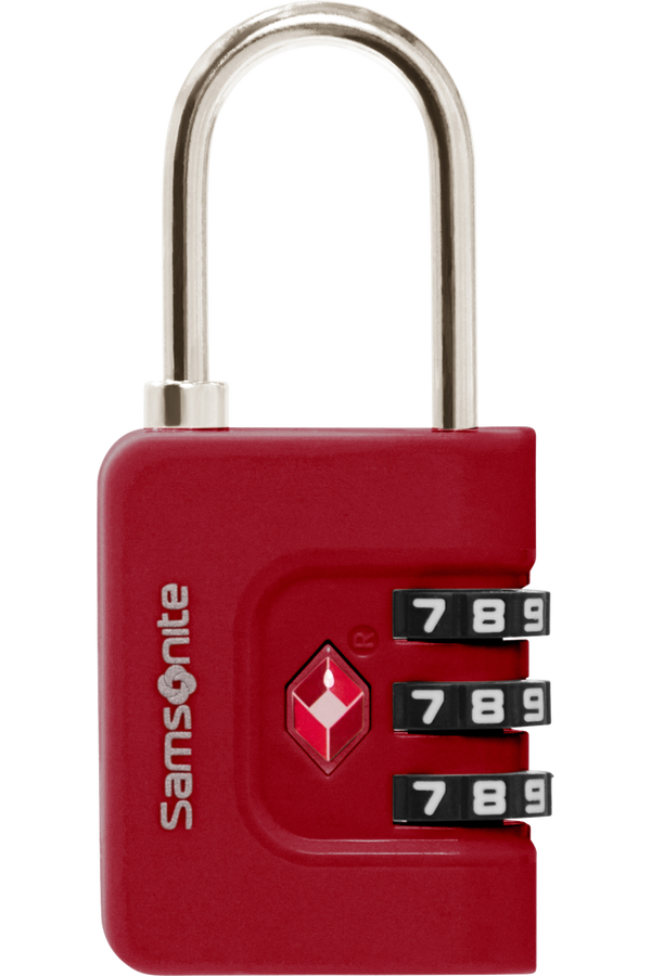 Samsonite Ta Revolution Combilock 3 dial TSA  Red