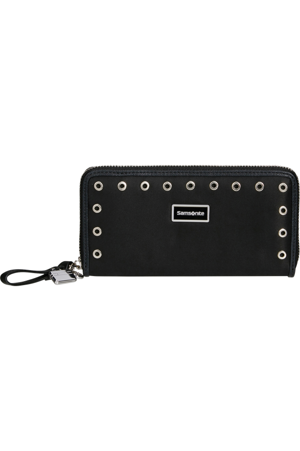 Samsonite Karissa 2.0 Slg 419 - L Zip Arount Eylt L  Black/Eyelets