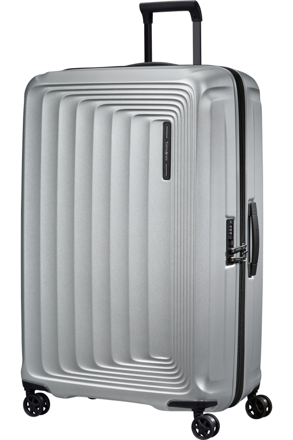 Samsonite Nuon Spinner Expandable 81cm  Matt Silver