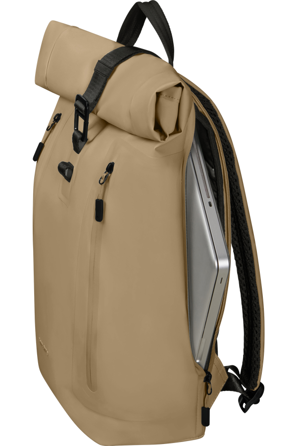 Samsonite Coatify Biz Rolltop Backpack 15.6'  Sand