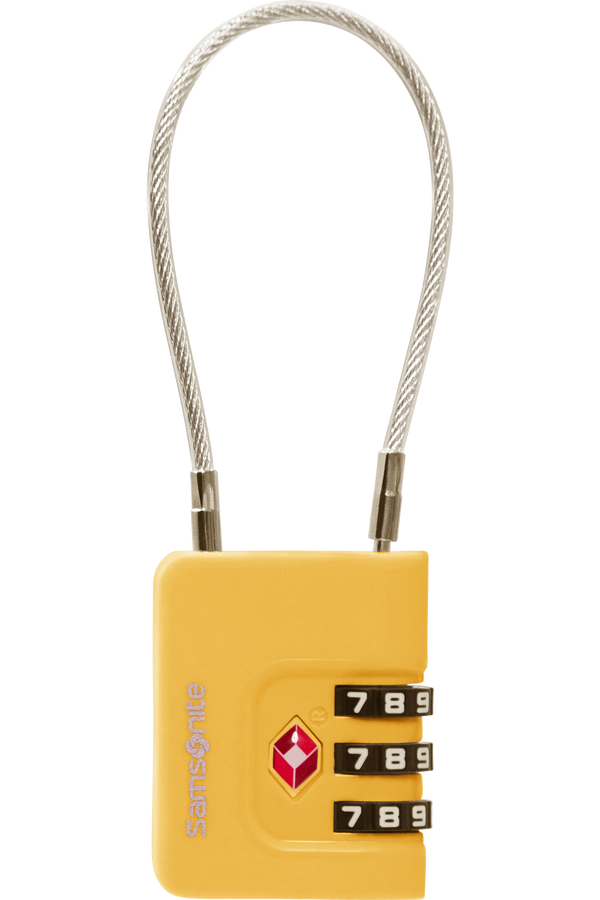 Samsonite Ta Revolution Cablelock 3 dial TSA  Yellow