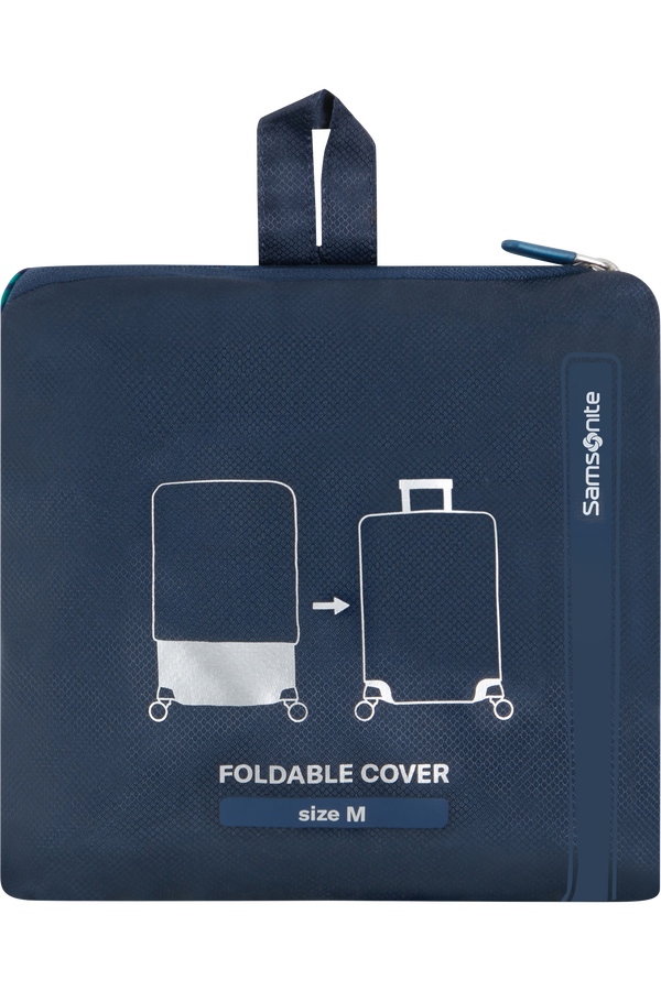 Samsonite Ta Revolution Foldable Luggage Cover M  Midnight Blue