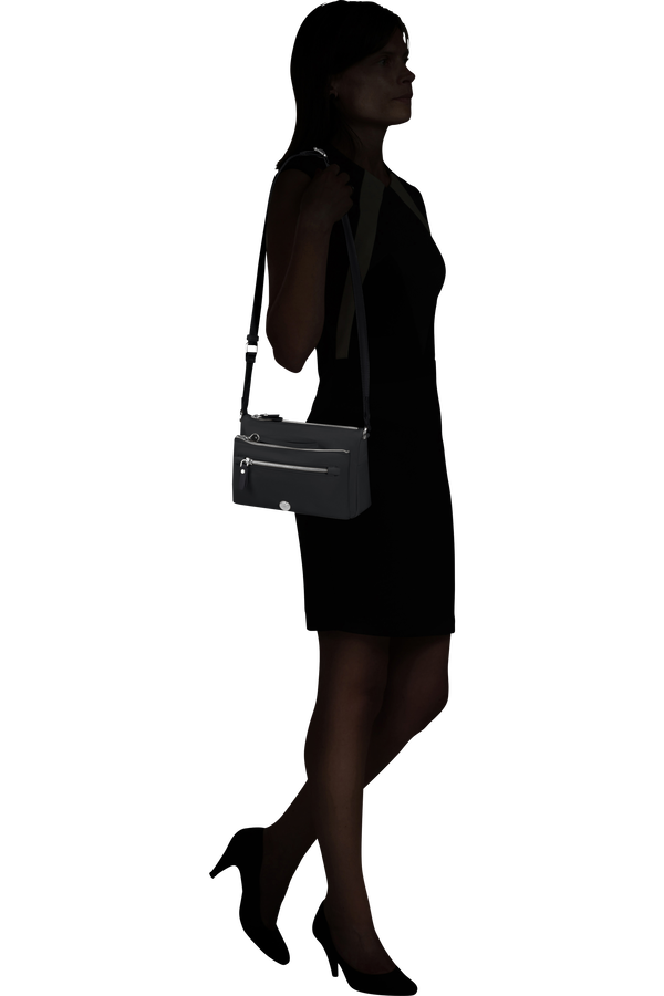 Samsonite Karissa Evo Shoulder Bag + Pouch  Black