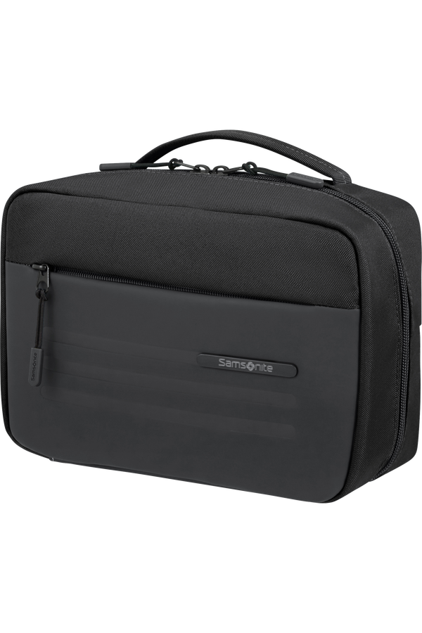 Samsonite Stackd Toilet Kit Hannging Toilet Kit  Black