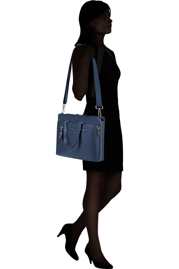 Samsonite Karissa Evo Slim Bailhandle 15.6'  Blue Nights
