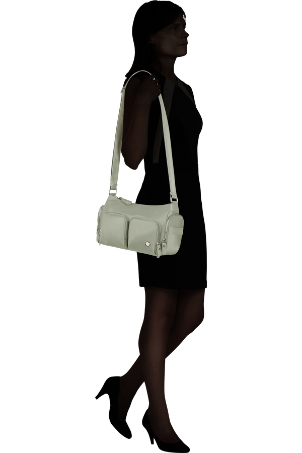 Samsonite Karissa Evo Shoulder Bag Multi Pkt  Sage green