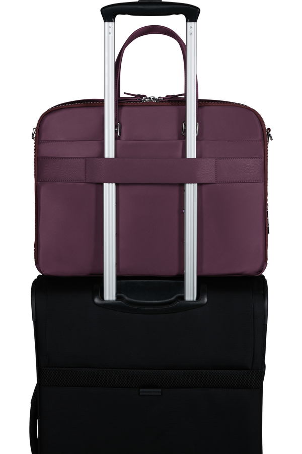 Samsonite Karissa Evo Bailhandle 15.6' 2 Comp  Burgundy