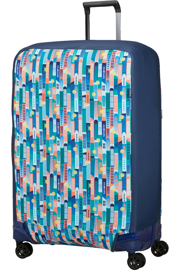 Samsonite Ta Revolution Foldable Luggage Cover L  City Print
