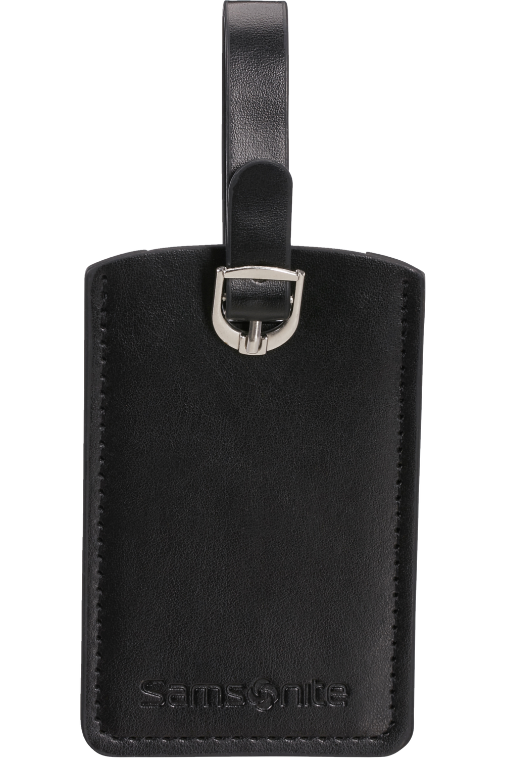Global Ta Rectangle Luggage Tag x2 Black Samsonite
