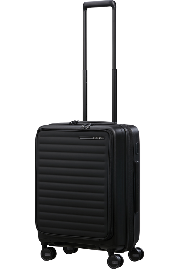 Samsonite Restackd Spinner Expandable Easy Access 55cm  Black