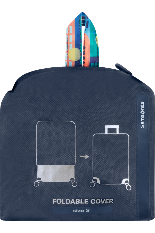 Samsonite Ta Revolution Foldable Luggage Cover S  City Print