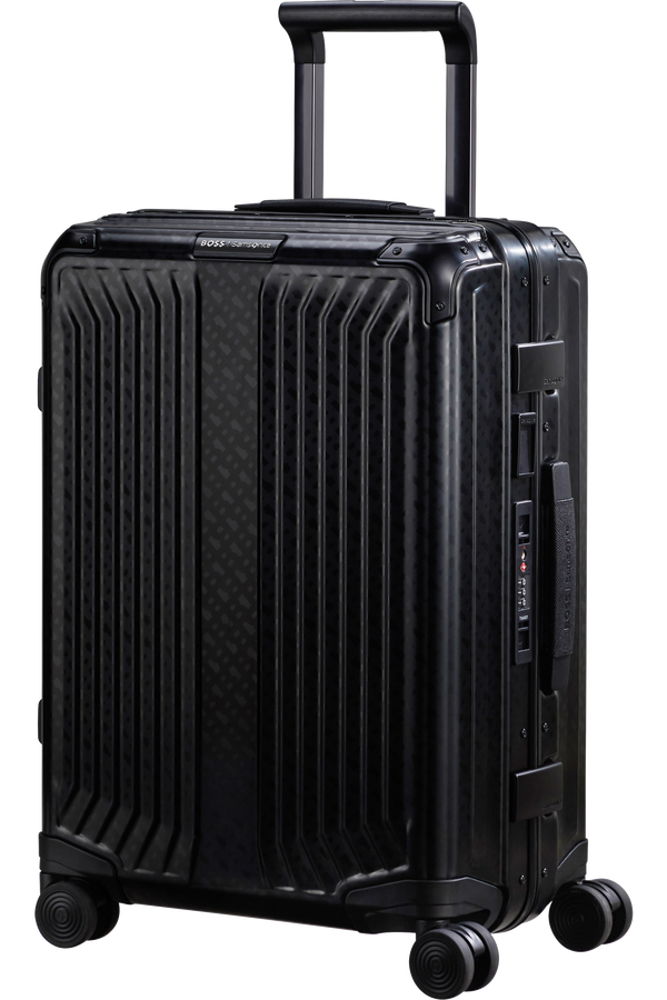 Samsonite Lite-Box Alu / Boss SPINNER 55/20 55cm  Graphite Monogram
