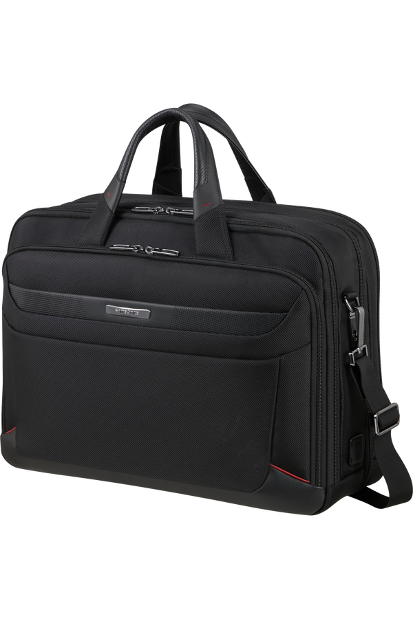 Samsonite Pro-Dlx 6 Bailhandle Expandable 17.3'  Black