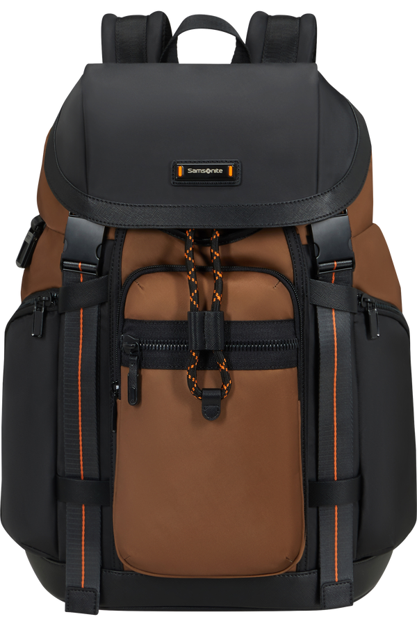 Samsonite Relyon Backpack M 15.6'' with flap  Toffee/Apricot