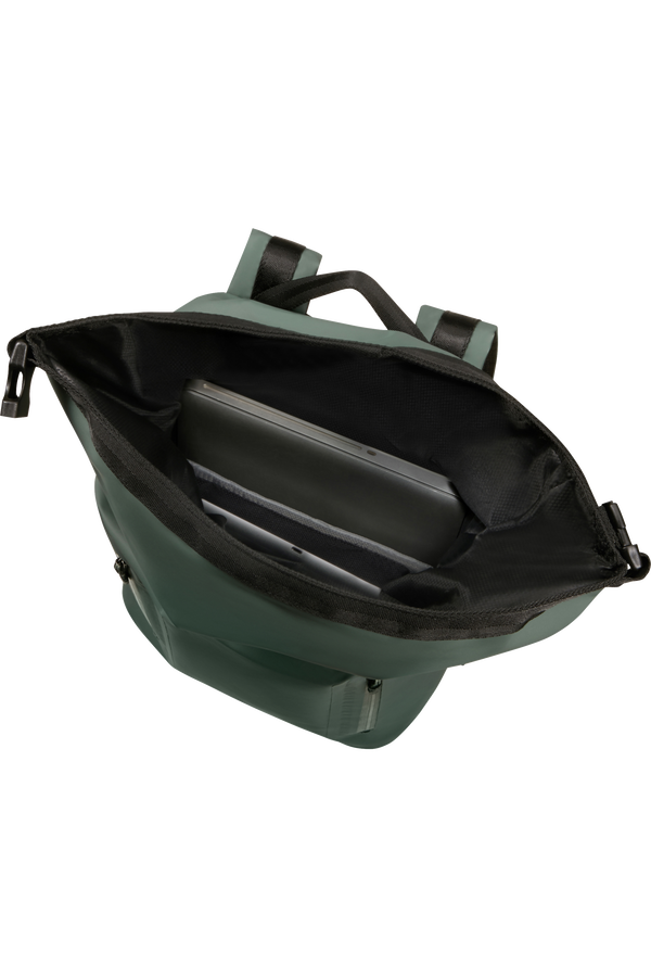 Samsonite Coatify Biz IPX4 Rolltop Backpack 15.6'  Green