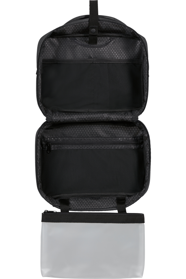 Samsonite Stackd Toilet Kit Hannging Toilet Kit  Black