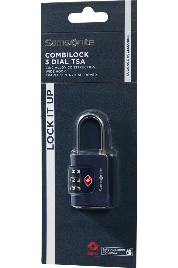 Samsonite Ta Revolution Combilock 3 dial TSA  Midnight Blue