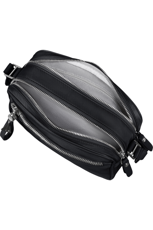 Samsonite Karissa Evo Shoulder Bag 2 Comp  Black