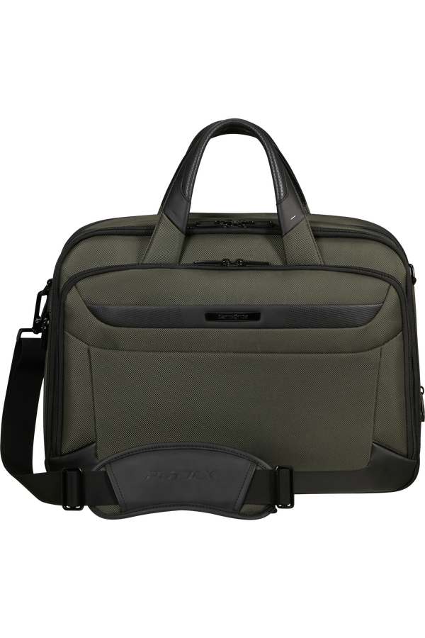 Samsonite Pro-Dlx 6 Bailhandle Expandable 15.6'  Green