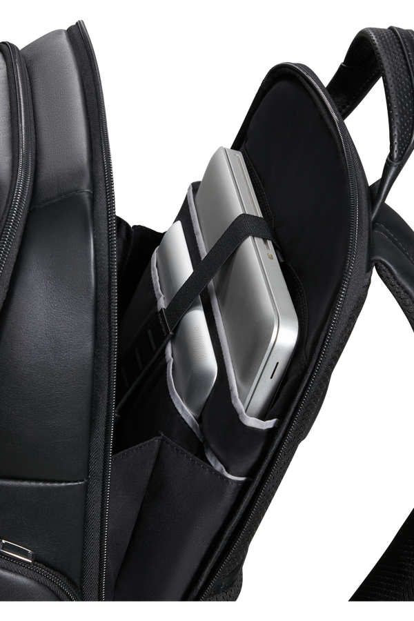 Samsonite Pro-Dlx 6 Leather Backpack 15.6'  Black