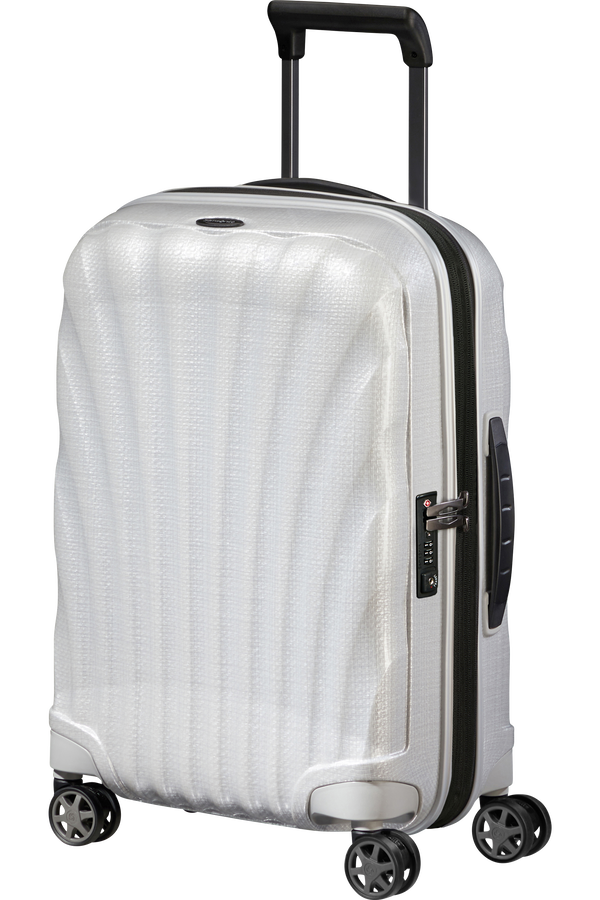 Samsonite C-Lite Spinner Expandable 55cm  Off White