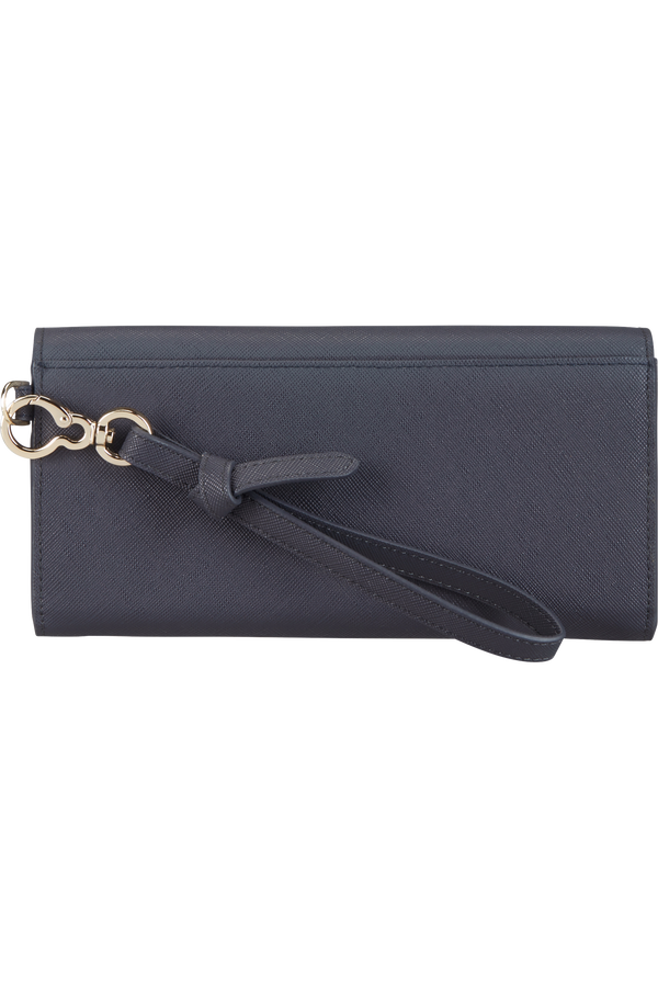 Samsonite My Samsonite Slg L W 14cc+2w+2z Coin  Grey Blue