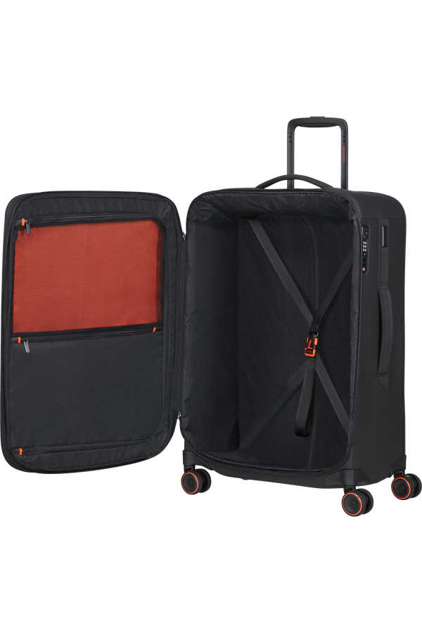 Samsonite Glazed Spinner Expandable 67cm  Black